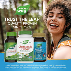 Nature's Way frasco en mesa de cocina en ambiente de vida saludable