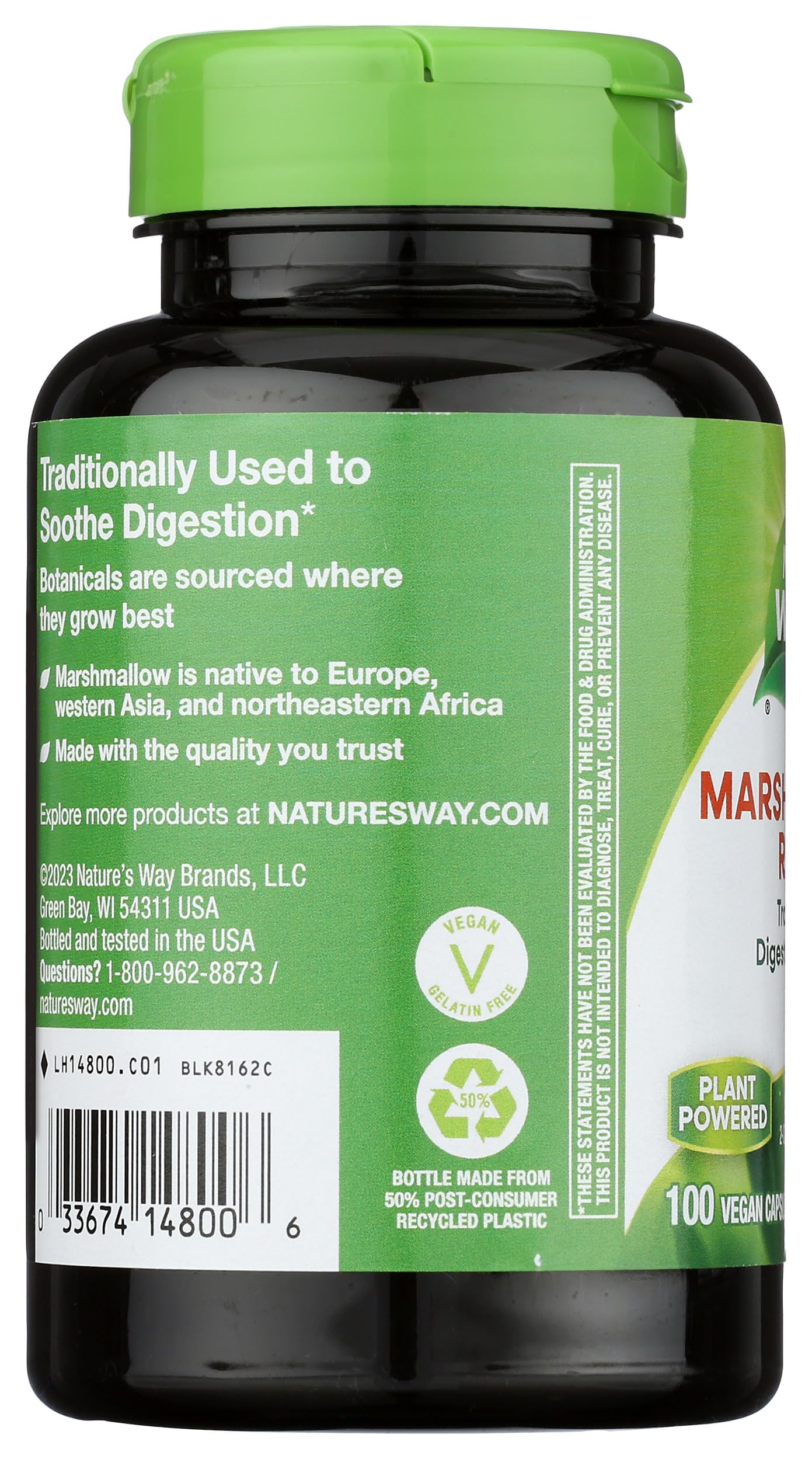 Nature's Way frasco sobre mesa de cocina integrado en rutina diaria
