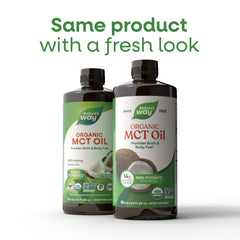 Nature's Way etiqueta con ingredientes orgánicos y confianza en calidad