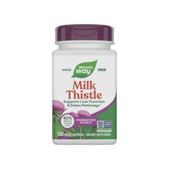 Nature's Way frasco frontal del producto mostrando etiqueta clara y beneficios