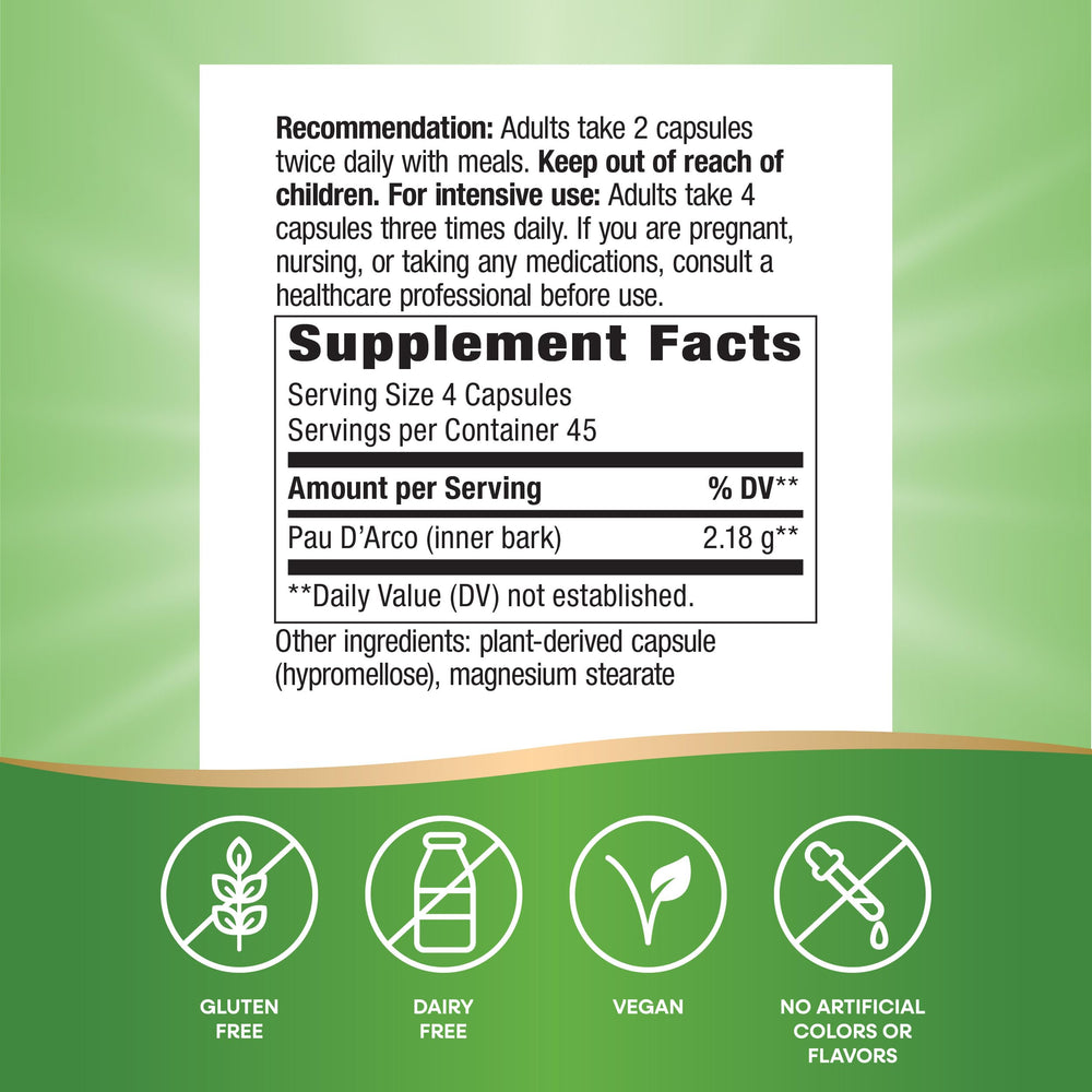 Nature's Way frasco y tapa mostrando el envase completo y presentación