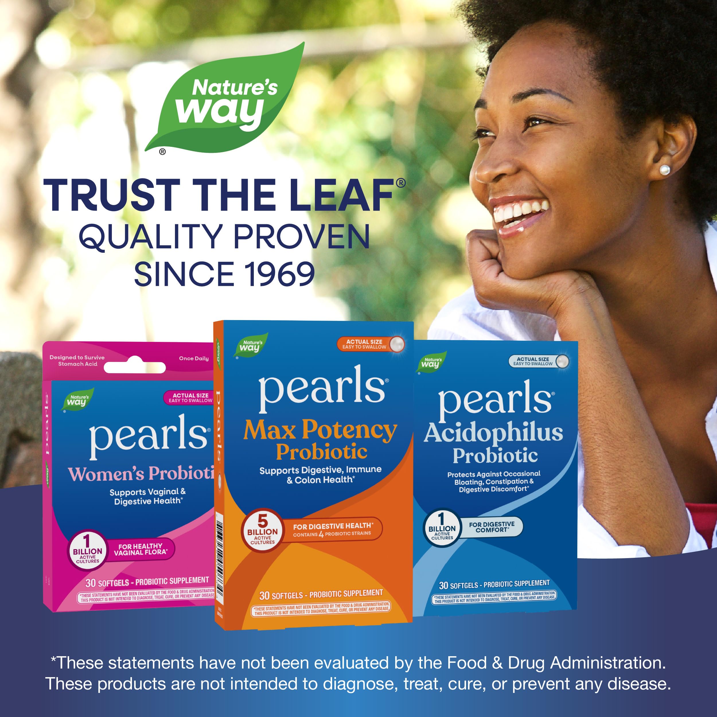 Nature's Way frasco en mesa de cocina junto a alimentos mostrando uso en estilo de vida sano