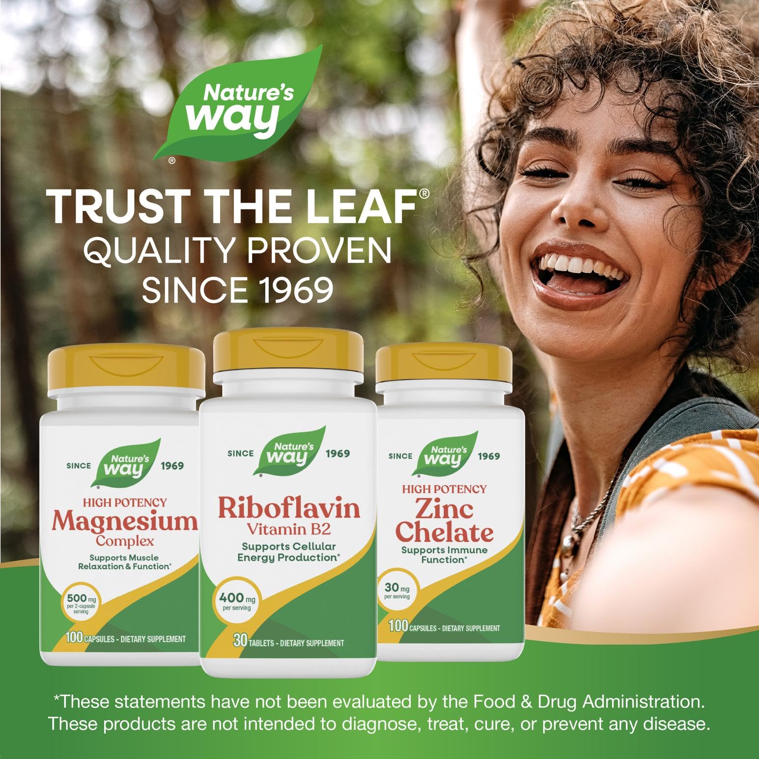 Nature's Way sello vegetariano y libre de gluten que aporta tranquilidad