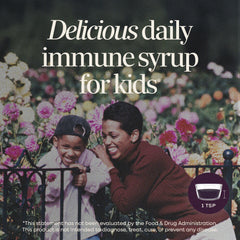 Nature's Way Sambucus detalle de la etiqueta con ingredientes clave y beneficios visibles