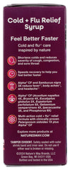 Nature's Way etiqueta del frasco con panel de ingredientes y advertencias visibles