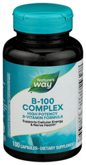 Nature's Way frasco frontal mostrando etiqueta y beneficio energético