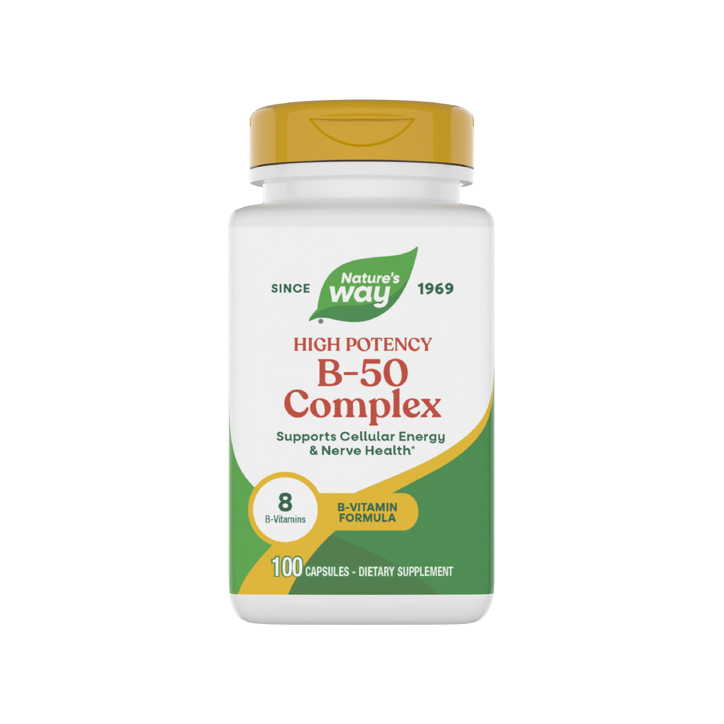 Nature's Way envase frontal mostrando etiqueta y beneficios