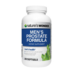 Nature's Wonder frasco frontal mostrando etiqueta y beneficios