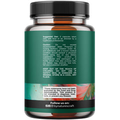 lista de beneficios Natures Craft destacando soporte digestivo natural