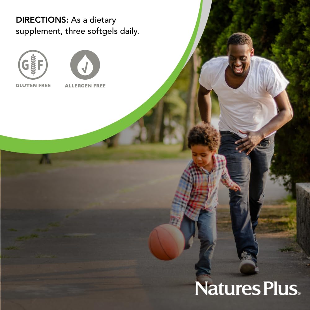 Nature's Plus cápsula comparada en mano para apreciar tamaño y dosificación