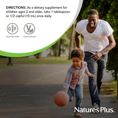 NaturesPlus en mesa familiar durante desayuno para incorporar vitaminas diarias