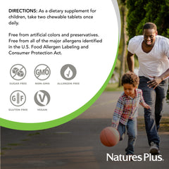 NaturesPlus niños disfrutando suplemento, fomenta adherencia diaria