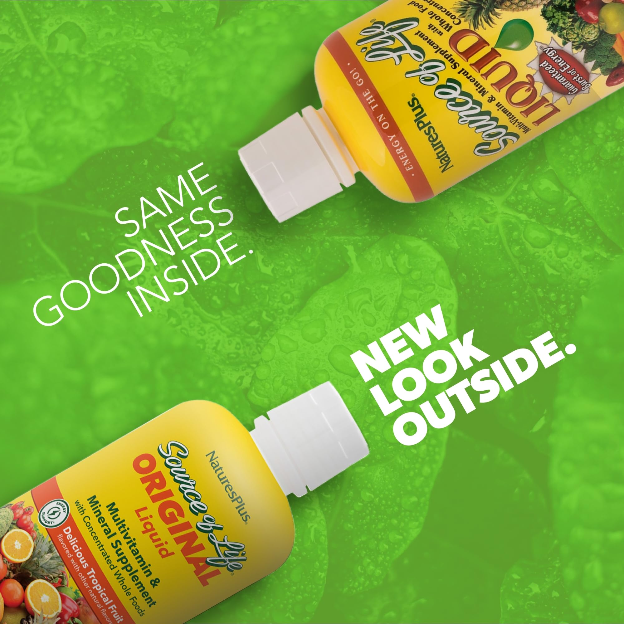 NaturesPlus etiqueta con lista de ingredientes, transparencia y confianza en calidad