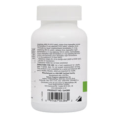 NaturesPlus ingredientes activos presentados claramente para confianza