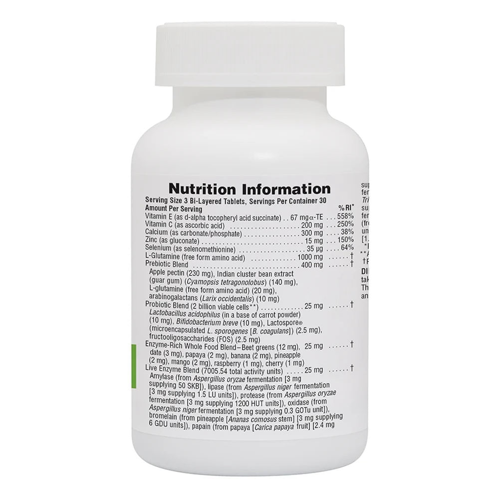 NaturesPlus detalle bi‑capa de la tableta que protege ingredientes