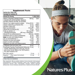 NaturesPlus etiqueta con lista de ingredientes y cofactors claros