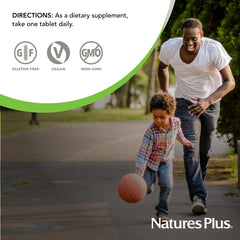 NaturesPlus detalle de la etiqueta de Hema-Plex con ingredientes y cofactores