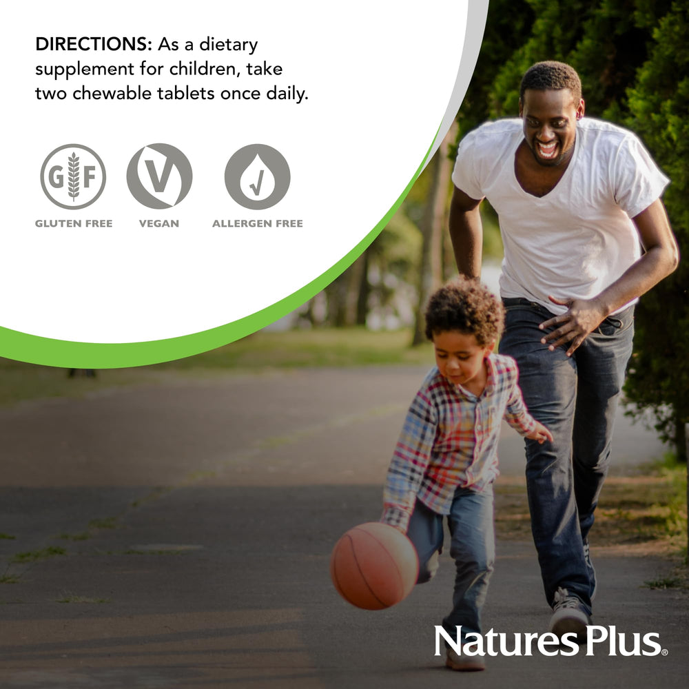 NaturesPlus etiqueta con información de D3, K2 y mezcla de alimentos integrales