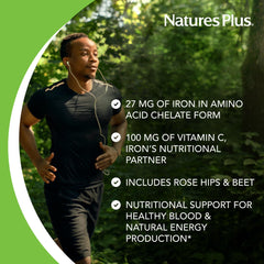 NaturesPlus ingredientes naturales como remolacha y hojas de frambuesa