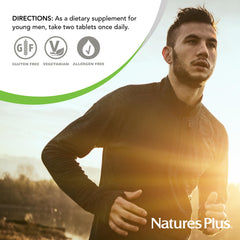 NaturesPlus bote junto a mano para comparar tamaño y porciones