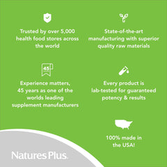 NaturesPlus zinc new packaging shows updated look and consistent quality.