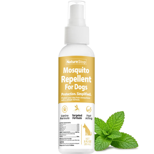 NatureStop frente del envase mostrando diseño y tamaño portátil