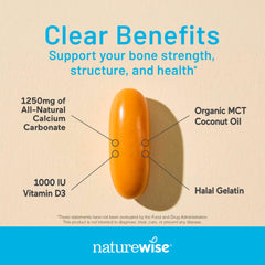 NatureWise aceite MCT de coco visualizado para mejor absorción de D3