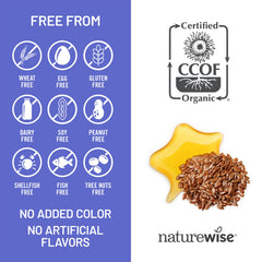 NatureWise frasco abierto con cápsulas listas para su dosis diaria