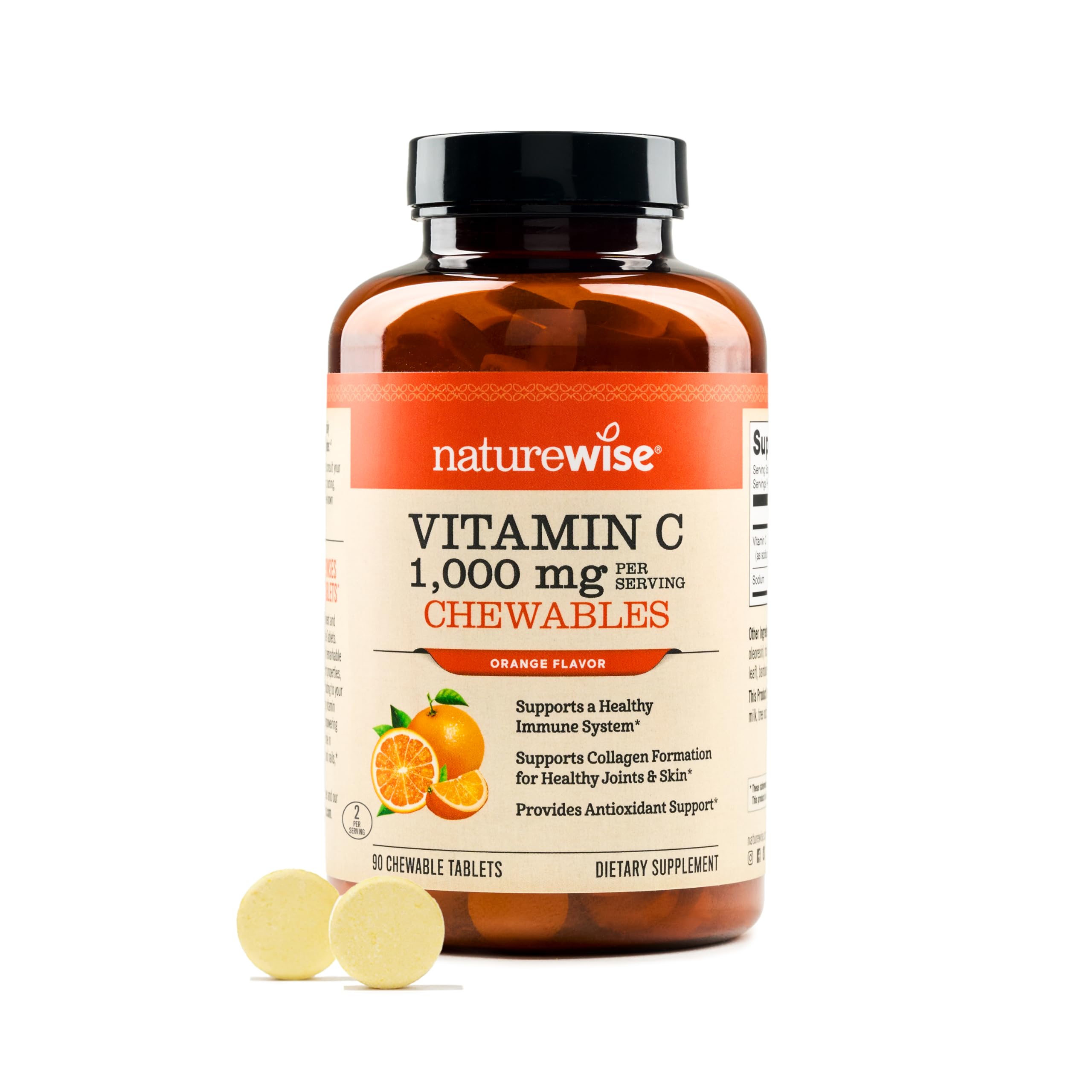 NatureWise botella frontal mostrando el envase y beneficios