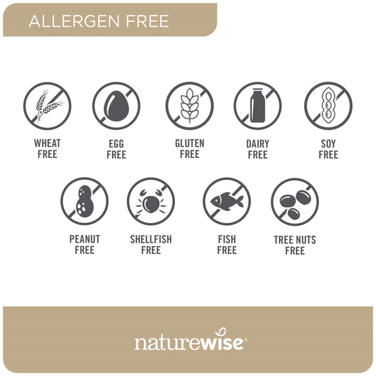 NatureWise cápsulas detalle de textura y tamaño para fácil ingestión