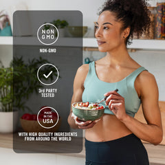 NatureWise etiqueta de ingredientes demostrando pureza y sin alérgenos