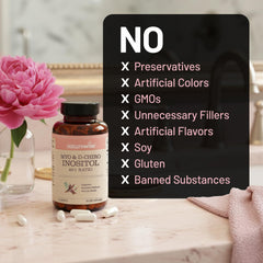 NatureWise etiqueta de ingredientes mostrando proporciones y pureza del producto