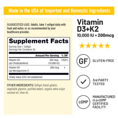 NatureWise etiqueta nutricional ampliada que permite verificar dosis y calidad