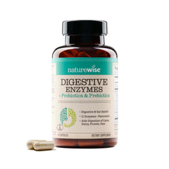 NatureWise frente del envase mostrando cápsulas y beneficio digestivo