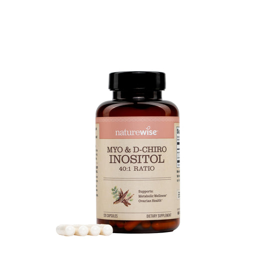 NatureWise frente del envase mostrando la fórmula 40:1 y beneficio de apoyo hormonal