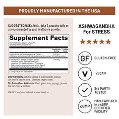 NatureWise raíces de ashwagandha y rhodiola que ilustran ingredientes naturales