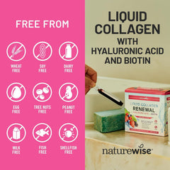 NatureWise etiqueta con ingredientes de bayas, aporte antioxidante visible