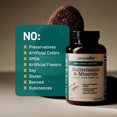 NatureWise gráfico del probiótico y enzimas para digestión eficiente
