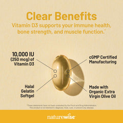 NatureWise aceite de oliva orgánico prensado en frío, mejora absorción
