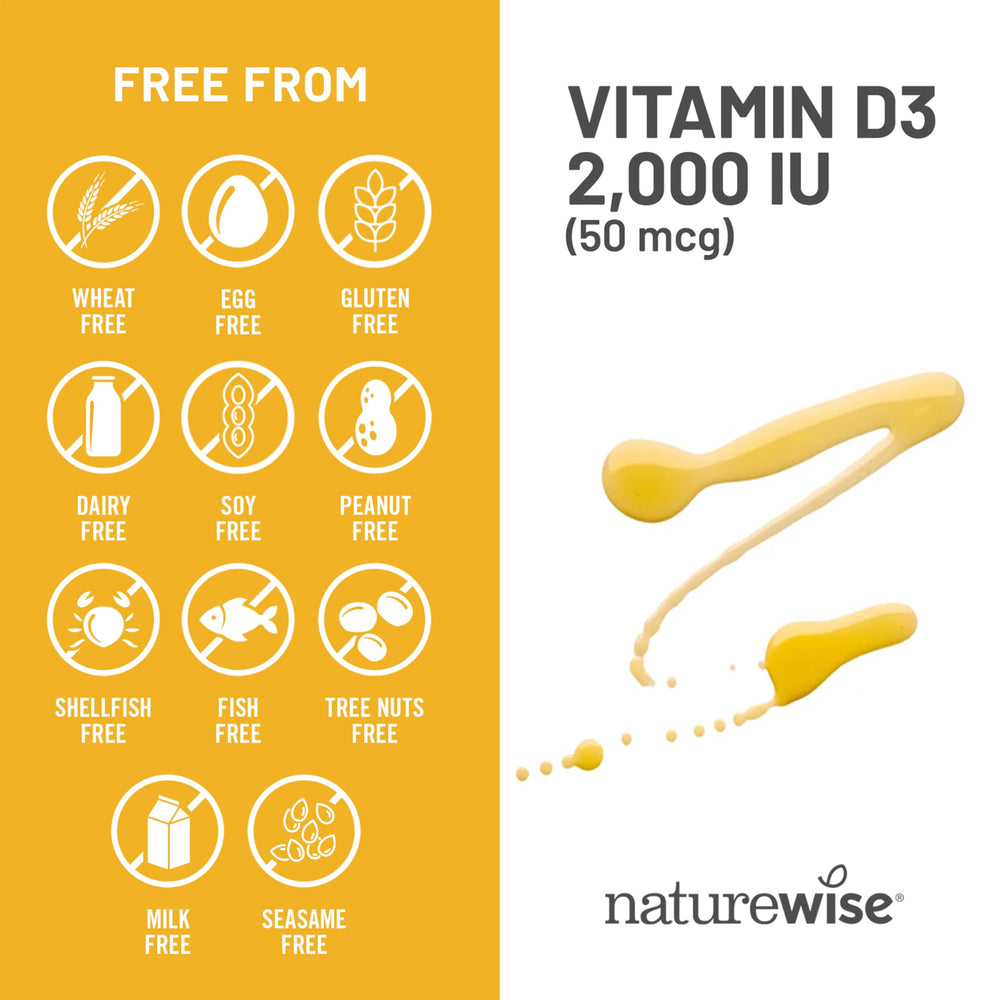 Sello NSF cerca del producto NatureWise indicando verificación de contenidos