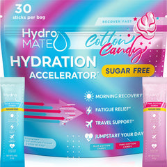 NatureWorks empaque frontal HydroMATE sin azúcar, beneficio portabilidad