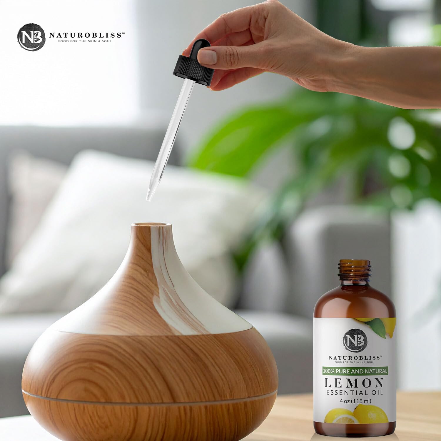 NaturoBliss aceite mezclado con lavanda para blends equilibrados