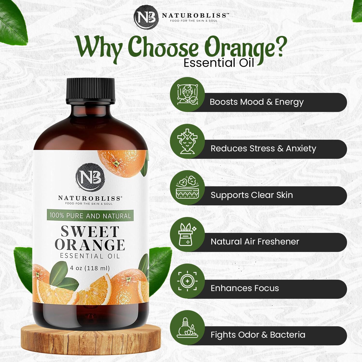 NaturoBliss gota de aceite nutre piel con textura pura