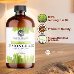 NaturoBliss frasco junto a toallas en baño creando ambiente relajante y aromático