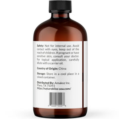 NaturoBliss etiqueta con información de pureza y pruebas