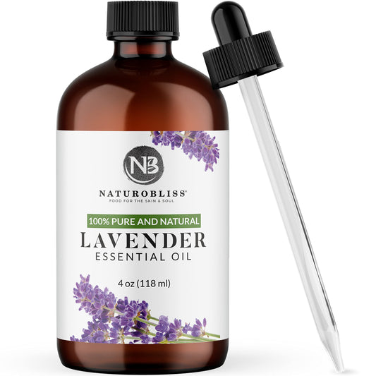 NaturoBliss botella frontal de lavanda, presentación profesional y protección