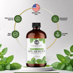 NaturoBliss gota de aceite en la palma mostrando textura y uso tópico seguro