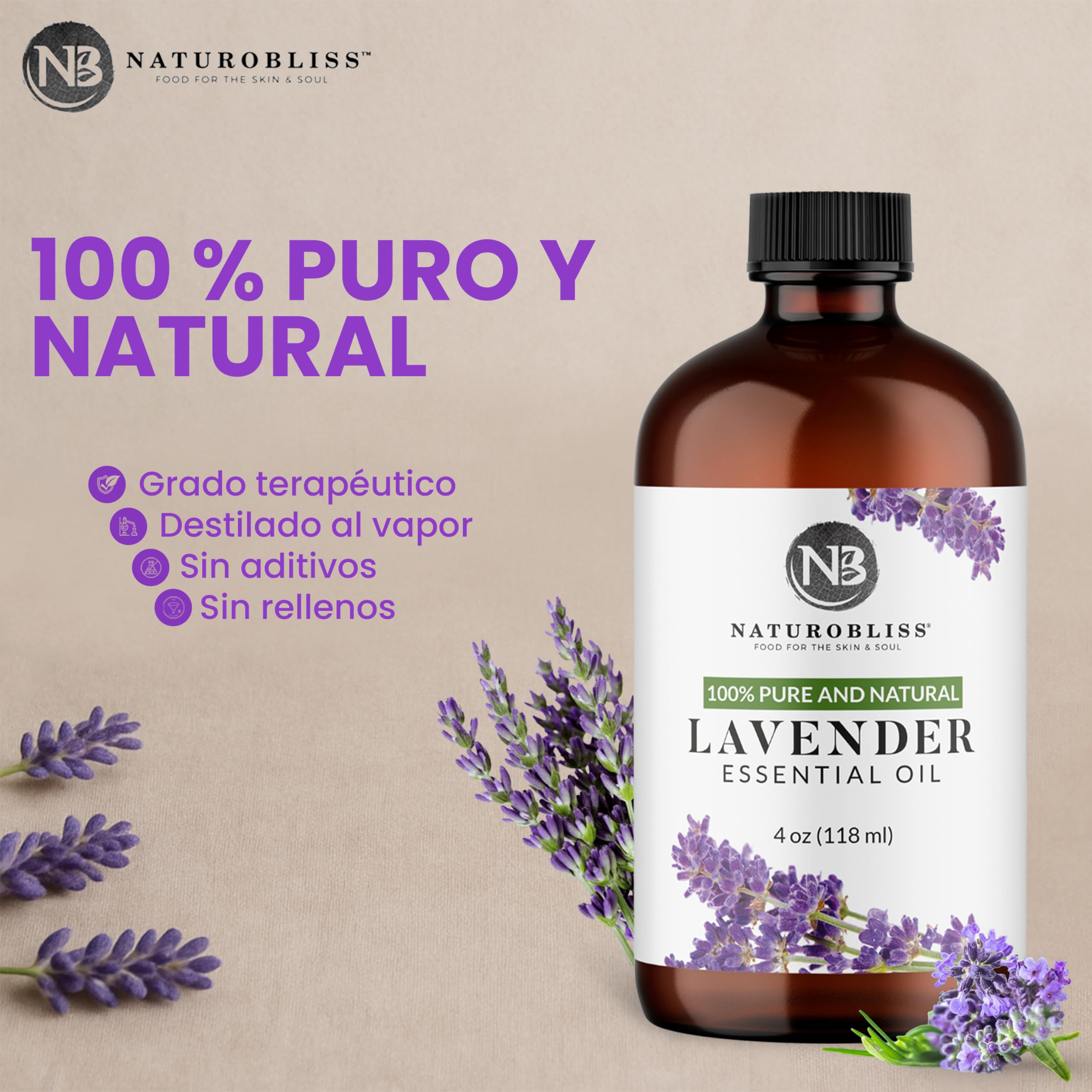 NaturoBliss aceite en palma, textura clara y pureza visible