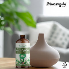 NATUROPATHY NATURE. THERAPY. BEAUTY etiqueta legible con datos de calidad y origen