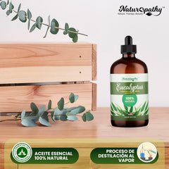 NATUROPATHY NATURE envase con recubrimiento UV protegiendo la calidad del aceite